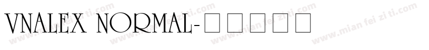 VNAlex Normal字体转换